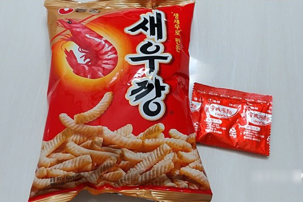 韩国零食虾条