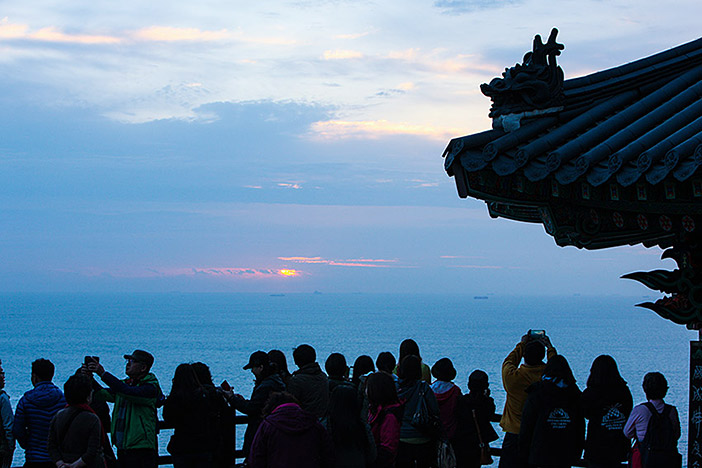 丽水向日庵日出