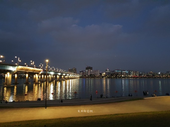 韩国首尔汉江夜景