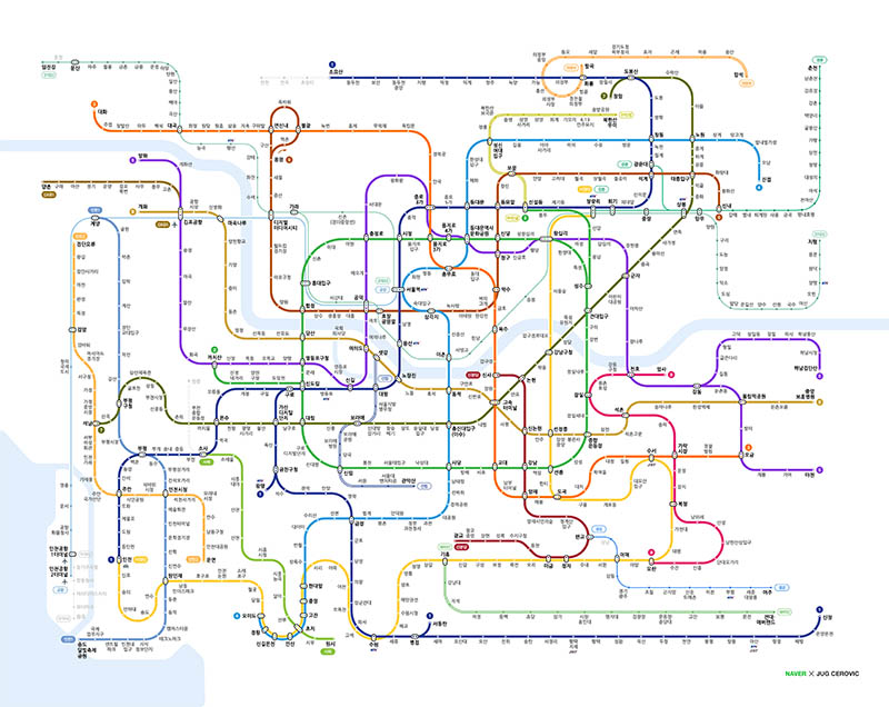 首尔地铁路线图